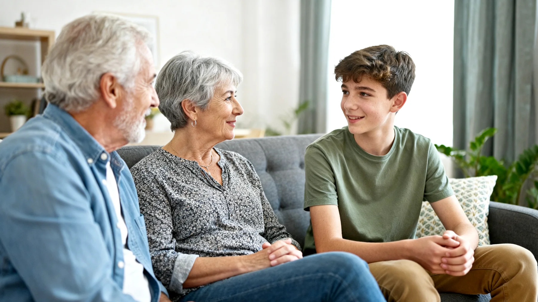 Comment les grands-parents peuvent-ils accompagner efficacement leurs petits-enfants adolescents dans la gestion de leurs émotions intenses (colère, anxiété, tristesse) tout en respectant leur besoin croissant d'autonomie et sans empiéter sur le rôle parental ?"