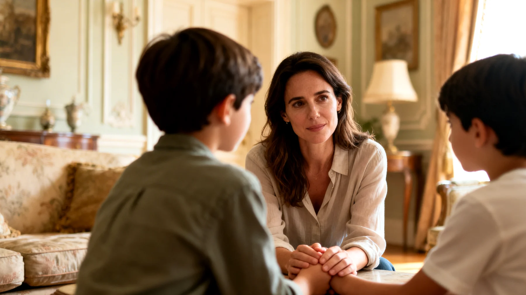 Comment une maman peut-elle créer et maintenir un dialogue affectif authentique et profond avec ses enfants dans un quotidien où les échanges émotionnels sont limités ou superficiels ?"